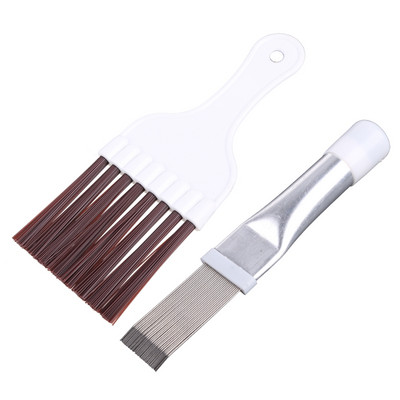 Fin Cleaning Brush Air Conditioner Condenser Coil Condenser Brush AC Fin Comb Stainless Steel Air Refrigerator Fin Clean