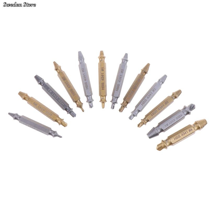 6 ΤΕΜ. Χρήσιμο σετ τρυπανιών εξολκέα χρυσού M3-M10 Οδηγός εύκολης εξόδου Σπασμένες βίδες Damag Εργαλεία χειρός αφαίρεσης μπουλονιών