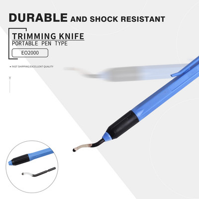 Нож за подстригване NOGA преносим тип писалка преносимо стъргало за брусове EO2000 Тример за медни тръби пластмасово стъргало за премахване на грапавини Инструменти за подстригване