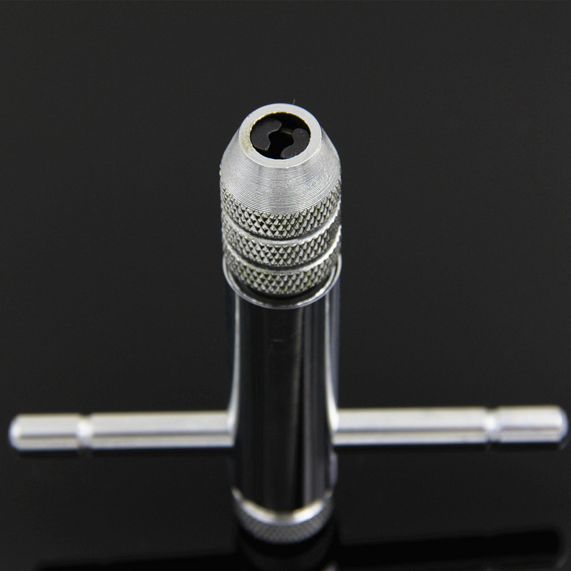 Állítható M3-M8 T-fogantyús racsnis menetes csavarkulcs 7/64 - 5/16" gépi szerszám visszafordítása