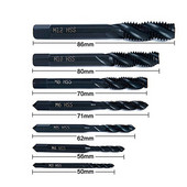 1 τεμ. Βιδωτή σπείρωμα μηχανής Μαύρη νιτρωτική σπιράλ μετρική βύσμα βρύσης Σετ τρυπανιού M3-M12 Σπειροειδείς βρύσες από χάλυβα υψηλής ταχύτητας