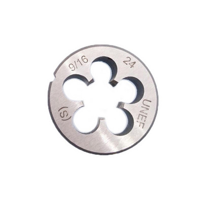 1 db 9/16-24 menetfúró UNEF HSS egyenes fogantyú horony jobb kézi fúró kerek nagy sebességű acél szerszámkészlet