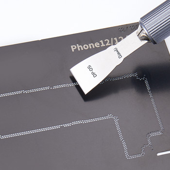 Qianli DP Series Ръчно полирано острие 304 стомана в допълнение към лепилото изкривяване на чипове изстъргване калай инструменти за ремонт на дънна платка телефон
