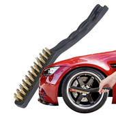 Μίνι συρμάτινη βούρτσα 9 ιντσών Βιομηχανικές βούρτσες καθαρισμού Νάιλον/χάλυβας/ορείχαλκος αφαίρεση βαφής σκουριάς Αφαίρεση μετάλλου Τρίψιμο γυάλισμα γρέζια