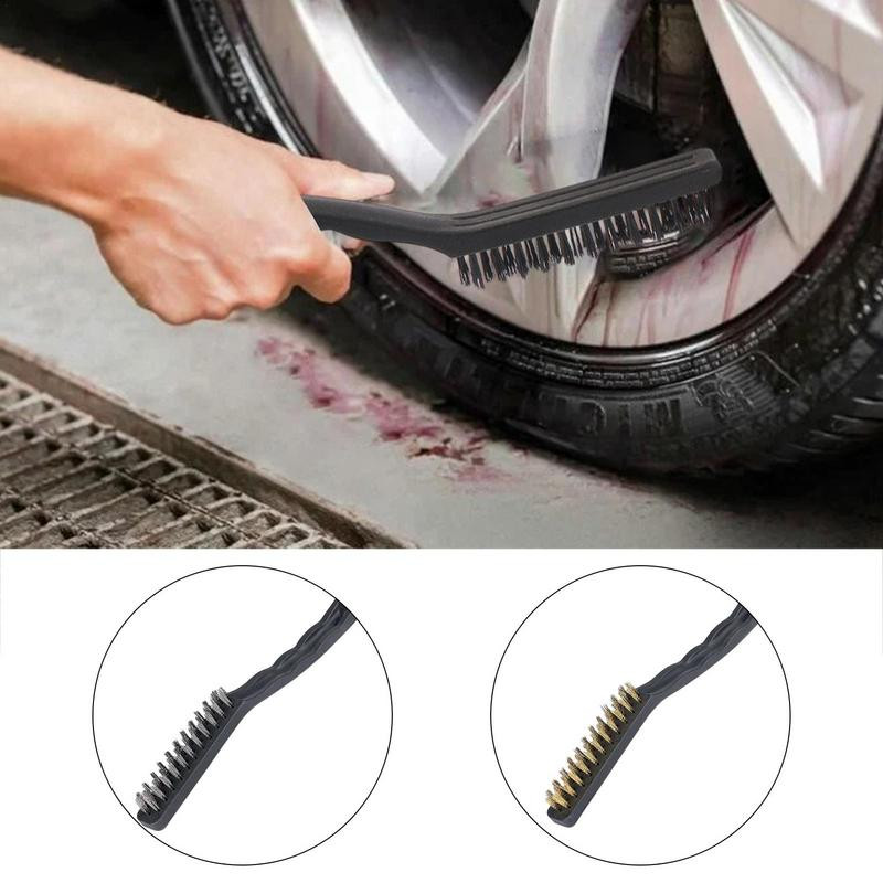 Μίνι συρμάτινη βούρτσα 9 ιντσών Βιομηχανικές βούρτσες καθαρισμού Νάιλον/χάλυβας/ορείχαλκος αφαίρεση βαφής σκουριάς Αφαίρεση μετάλλου Τρίψιμο γυάλισμα γρέζια