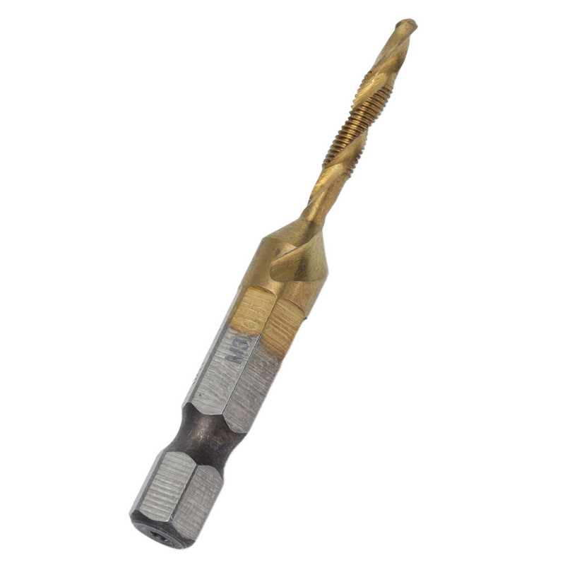 Kombinēti titāna vītņurbji Metriskā, efektīva sešstūra kāta ātrgaitas tērauds plastmasai kokam