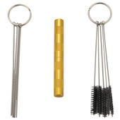 11-u-1 pribor za čišćenje zračnih četkica s četkama od nehrđajućeg čelika i iglama Profesionalni alati za čišćenje