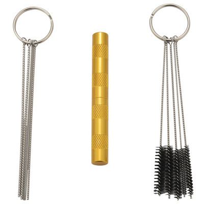 11-u-1 pribor za čišćenje zračnih četkica s četkama od nehrđajućeg čelika i iglama Profesionalni alati za čišćenje