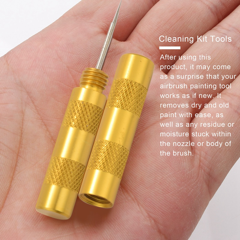 11-u-1 pribor za čišćenje zračnih četkica s četkama od nehrđajućeg čelika i iglama Profesionalni alati za čišćenje