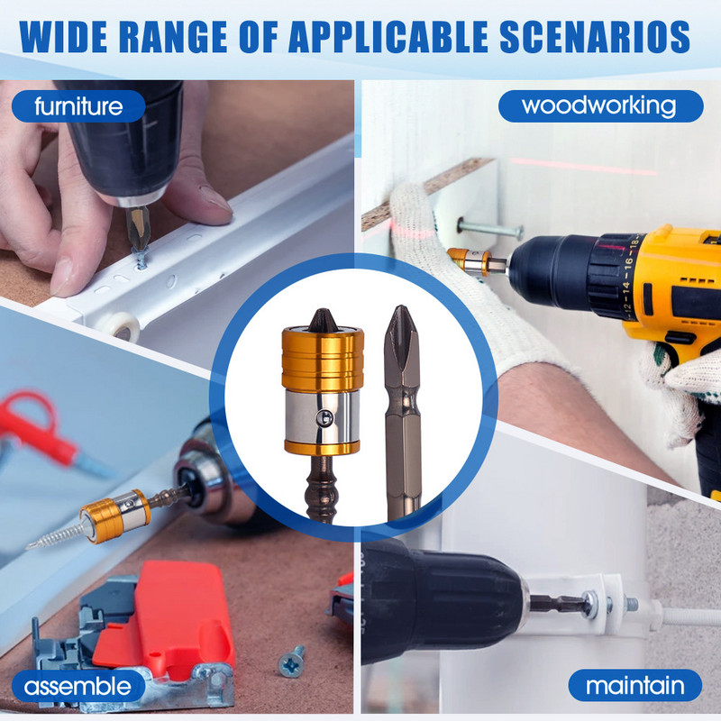 1 set 1/4" šesterokutne drške odgovara magnetskom PH2 S2 K5 električnom ARC odvijaču s dugim dohvatom Bitovi Exactness Single Phillips križni alat