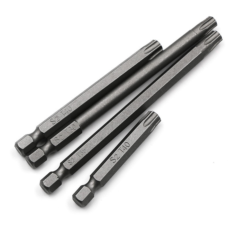 11/12kom 50/75/100mm Plum Blossom Bitovi Šuplji šaržni odvijač Glava bušilice set glava za guljenje T5-T40