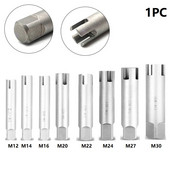 1vnt M12-M30 sulaužytų čiaupų ištraukiklio vadovas Lengvas laidas, pažeistas varžtas, varžtų nuėmimo įrankis, gręžimo antgalių taisymo įrankis