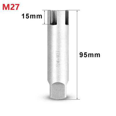 1vnt M12-M30 sulaužytų čiaupų ištraukiklio vadovas Lengvas laidas, pažeistas varžtas, varžtų nuėmimo įrankis, gręžimo antgalių taisymo įrankis