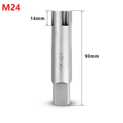 1vnt M12-M30 sulaužytų čiaupų ištraukiklio vadovas Lengvas laidas, pažeistas varžtas, varžtų nuėmimo įrankis, gręžimo antgalių taisymo įrankis