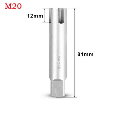 1vnt M12-M30 sulaužytų čiaupų ištraukiklio vadovas Lengvas laidas, pažeistas varžtas, varžtų nuėmimo įrankis, gręžimo antgalių taisymo įrankis