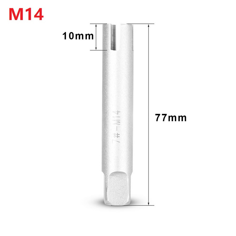 1vnt M12-M30 sulaužytų čiaupų ištraukiklio vadovas Lengvas laidas, pažeistas varžtas, varžtų nuėmimo įrankis, gręžimo antgalių taisymo įrankis