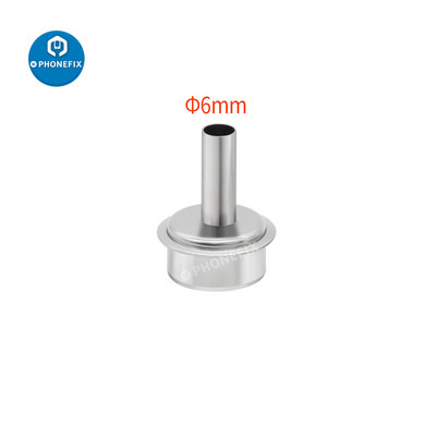 1 kom 45 stupnjeva savijena zakrivljena toplinska mlaznica 2/4/6/8/10 mm mlaznice pištolja za vrući zrak za QUICK 861DW stanicu za lemljenje, rukavac mlaznice za zavarivanje