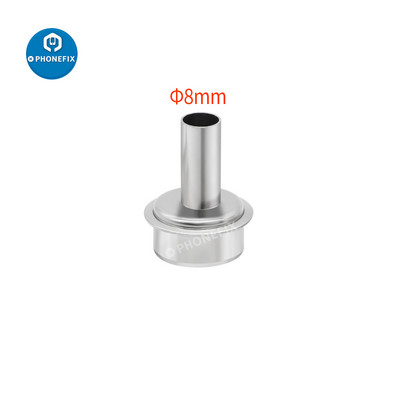 1 kom 45 stupnjeva savijena zakrivljena toplinska mlaznica 2/4/6/8/10 mm mlaznice pištolja za vrući zrak za QUICK 861DW stanicu za lemljenje, rukavac mlaznice za zavarivanje