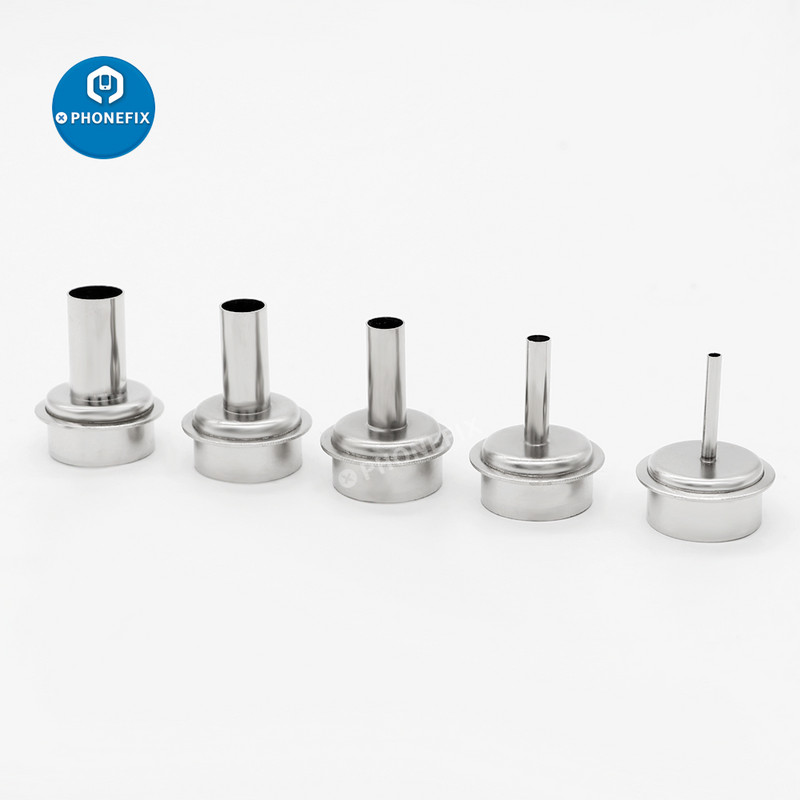 1 kom 45 stupnjeva savijena zakrivljena toplinska mlaznica 2/4/6/8/10 mm mlaznice pištolja za vrući zrak za QUICK 861DW stanicu za lemljenje, rukavac mlaznice za zavarivanje