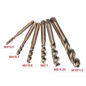 M3-M10 HSS-Co Cobalt M35 Mașină Sprial Flute Robinete metric șurub robinet filet dreapta dopul robinet burghie instrumente de reparare manuală