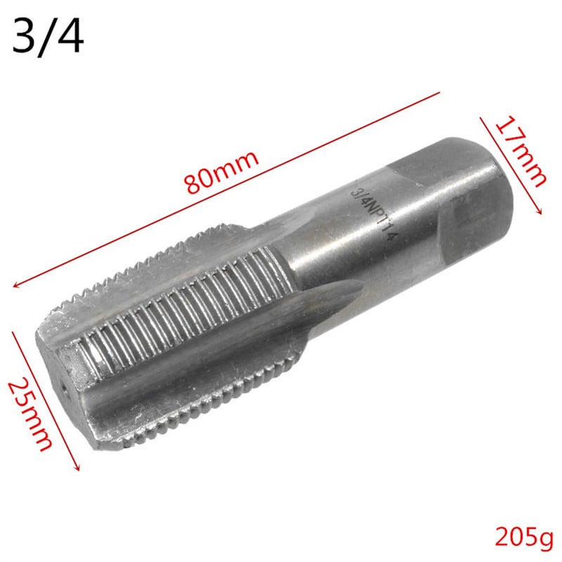 1/2" 3/4" sriegio čiaupas HSS kūginių vamzdžių sriegimo mašina Sraigtiniai srieginiai srieginiai vamzdžiai Vidinis sriegimas Rankinis taisymo įrankis