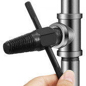 Pažeistos vielos sraigto ištraukiklio trikampio vožtuvo sulūžusio sraigto pašalinimo įrankis Sraigto ištraukimo vandens vamzdžio dvigubos galvutės pašalinimo įrankiai