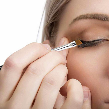2 τμχ λοξότμητο πινέλο φρυδιών Μακιγιάζ Single Brush Face Nose Brushes Concealer Foundation Blush eyeliner Blush Powder Makeup