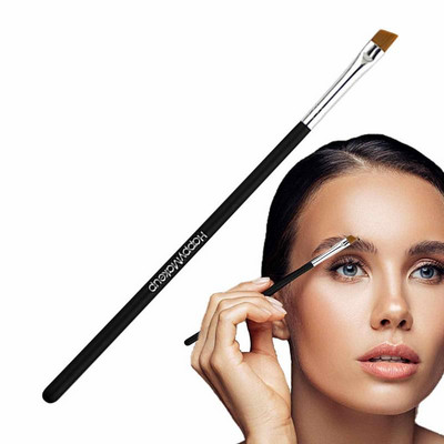 2Pcs Beveled Eyebrow Brush Makeup Single Brush Face Nose Brushes Concealer Foundation Eyebrow Eyeliner Blush Powder Makeup Tool