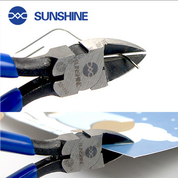 SUNSHINE SS-109 Мини диагонални клещи Линия за рязане на тел Заголване Мултиинструмент Стриппер Нож Кримп Инструменти за ремонт на кримпване Нож за кабел