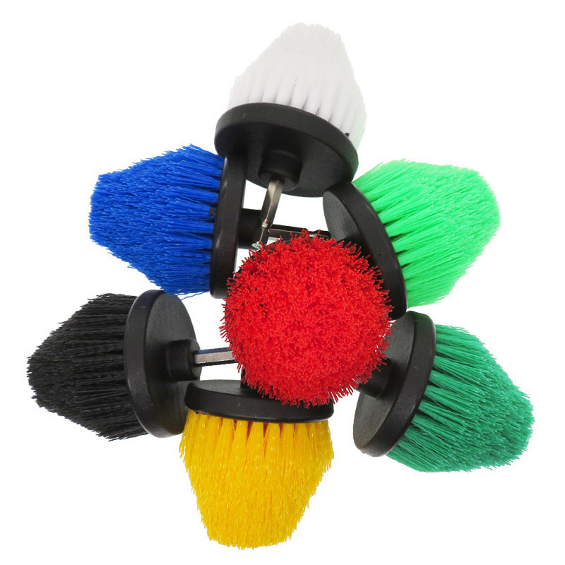 2,5 collu elektriskā tīrīšanas suka Riteņu suka Automašīnu mazgāšanas savienojošais stienis konusveida detaļu tīrīšanas rīks virtuves mēbelēm