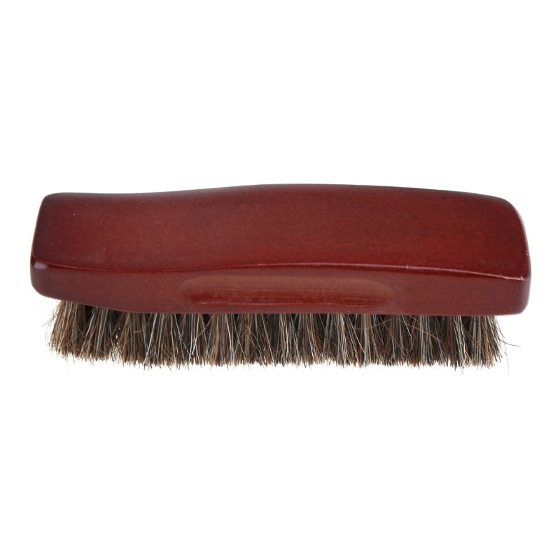 1db Professzionális fa nyelű lószőr sörtéjű csizmacipő csiszoló kefe