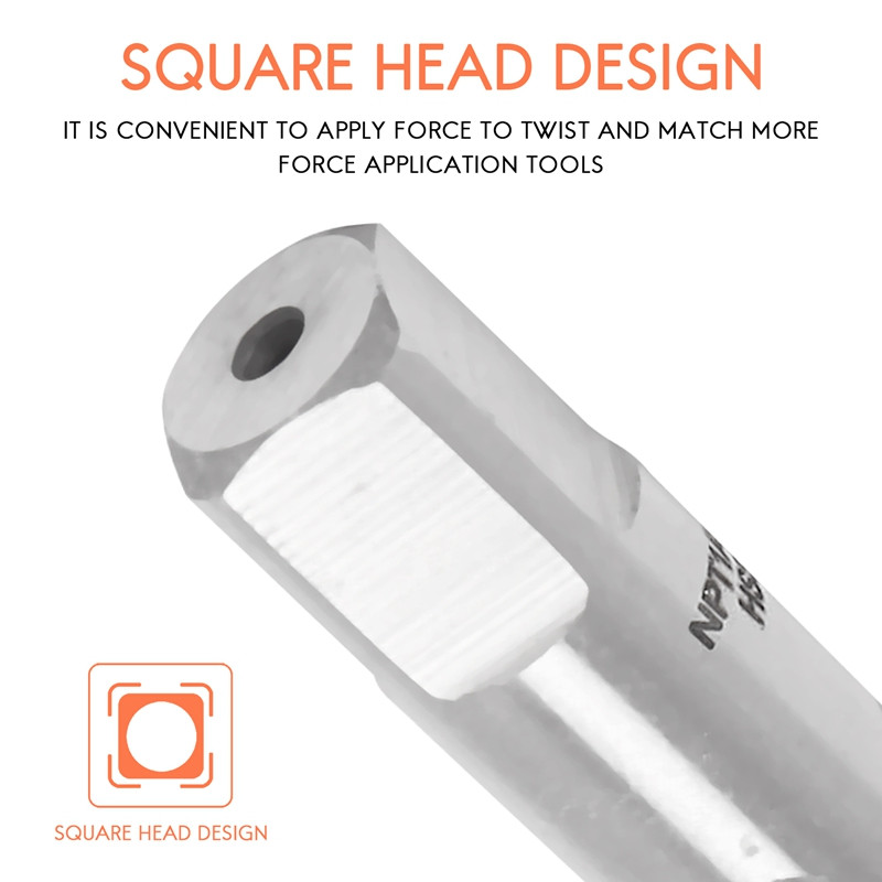 1 τεμ 1/4 ίντσας - 18 Npt υψηλής ταχύτητας χαλύβδινο σωλήνα κωνικού σωλήνα Μεταλλικής βίδας Εργαλείο κοπής με σπείρωμα Εργαλεία χειρός