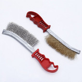 1 gab. Naža formas tērauda stiepļu suka, grila tīrītājs, nerūsējošā tērauda stiepļu suka, rūsas krāsas noņemšanas rīki, pikniki, grila rīki