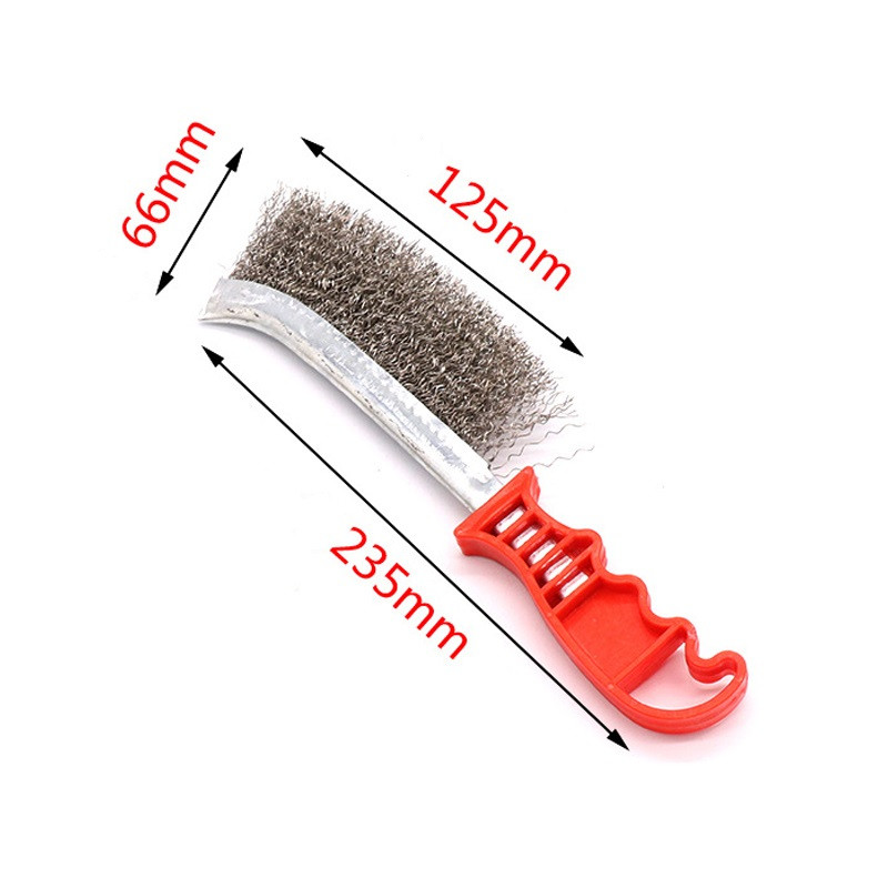 1 gab. Naža formas tērauda stiepļu suka, grila tīrītājs, nerūsējošā tērauda stiepļu suka, rūsas krāsas noņemšanas rīki, pikniki, grila rīki
