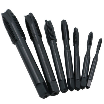 7 TK HSS-masina kruvikeermega meetermõõdustik tüüblite puuride komplekt ja stantspistiku komplekt masina kraanipistiku kraan terasmaterjalile M2-M30