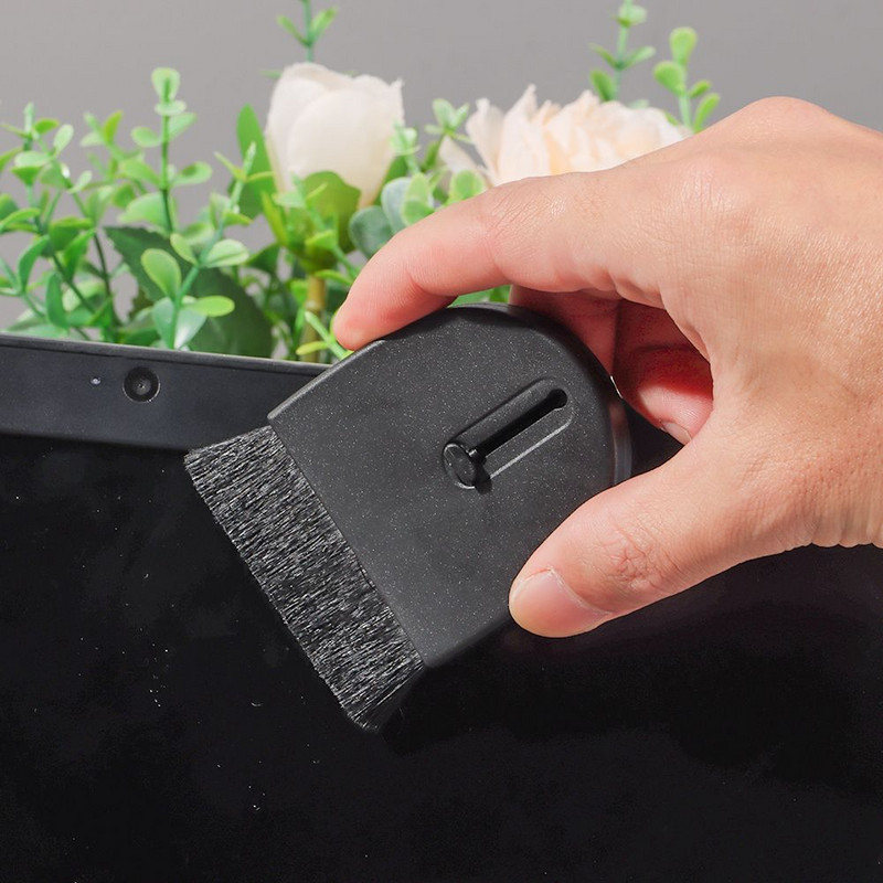 Mērogojama tastatūra Datora pusloka tīrīšanas birste Pagriežams vilnas birste LP vinila atskaņotāja ieraksts