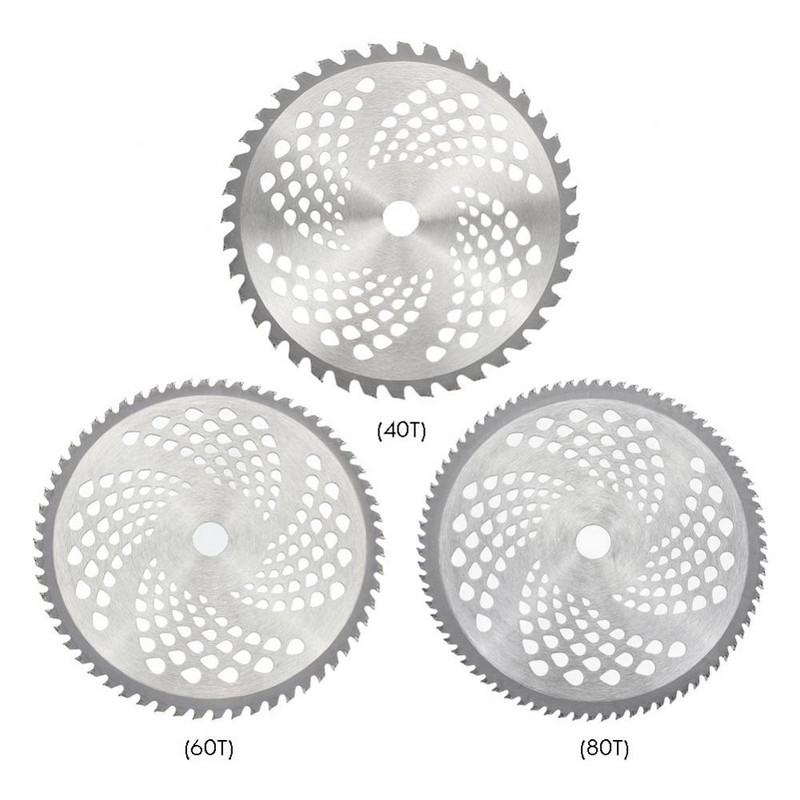 1db 40T/60T/80T fűnyíró penge 10 hüvelykes fűnyíró penge csere vágótárcsa kerti fűnyíró tartozék