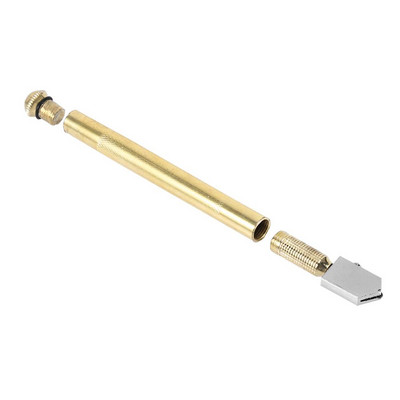 Professzionális csúszásgátló görgős palack üvegvágó vágószerszám fémfej kézi szerszámok tartozék 6-12 cm-es kivágások