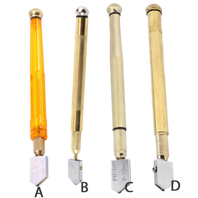 Professzionális csúszásgátló görgős palack üvegvágó vágószerszám fémfej kézi szerszámok tartozék 6-12 cm-es kivágások