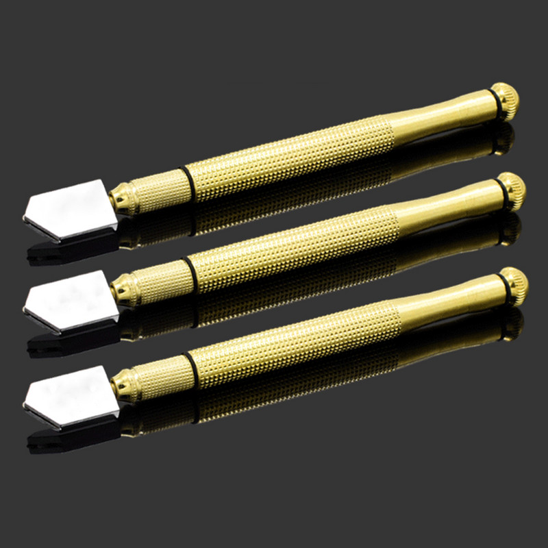 Window Craft Professzionális üvegcsempés vágó kéziszerszámhoz 130mm gyémántvégű üvegkés szerszámok Hordozható