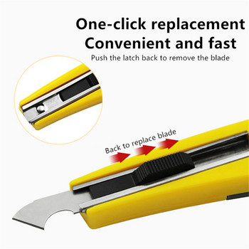 Акрилен режещ нож за PVC дъска Пластмасов плексиглас Режещ нож за стъкло Режещи инструменти с резервни остриета