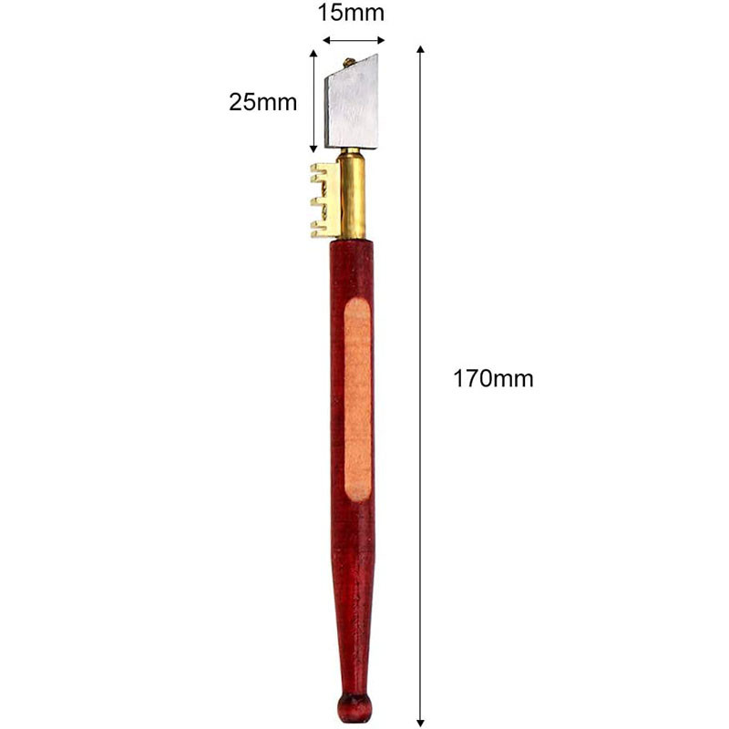 17 mm viena dimanta stikla griezējs, pārnēsājams asu nazis, stikla dimanta griešanas rīks, cietā sakausējuma flīžu spoguļa remonta griešana
