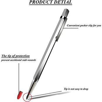 Εργαλείο κοπής γυαλιού Diamond Glass Cutter Carbide Scriber Μηχανή πλακιδίων σκληρού μετάλλου Στυλό γραμμάτων χαράκτης Γυάλινο μαχαίρι Scriber