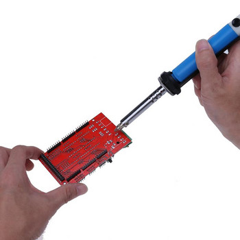 2020 AC 220V 30W Ръчна електрическа тенекиена смукателна писалка US EU Plug Помпа за разпояване Инструмент за запояване с PCB платка 2 дюзи