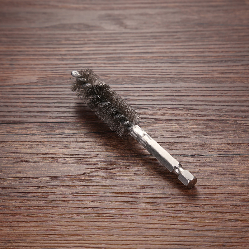 2db gépi festékeltávolító kefe hatszögletű 16 mm-es drótcsőtisztító kefe kéziszerszám elektromos fúró ütvecsavarozóhoz