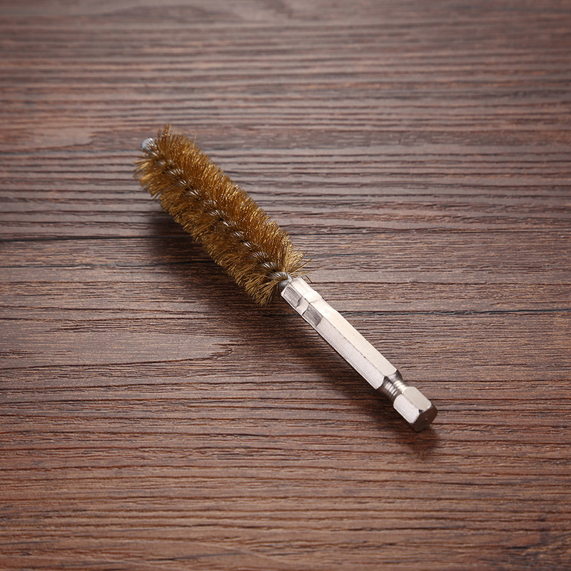 2db gépi festékeltávolító kefe hatszögletű 16 mm-es drótcsőtisztító kefe kéziszerszám elektromos fúró ütvecsavarozóhoz