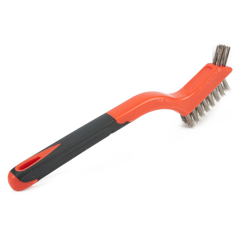 Drótkefe sárgaréz nylon és acél kefék rozsdaeltávolító tisztító lakk 180 mm eltávolítja a rozsdalerakódást, festéket és salakot, tartós kéziszerszámok