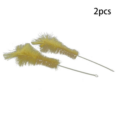 Forró, kiváló minőségű fém fogantyús szerszámok gyapjúkefe 250 ml/500 ml háromszög palackkefe Palacktisztító kefe laboratóriumi használatra 1 db/2 db