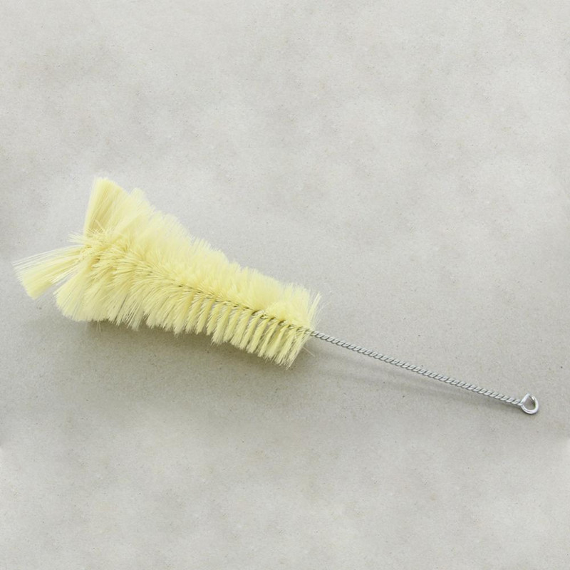 Forró, kiváló minőségű fém fogantyús szerszámok gyapjúkefe 250 ml/500 ml háromszög palackkefe Palacktisztító kefe laboratóriumi használatra 1 db/2 db