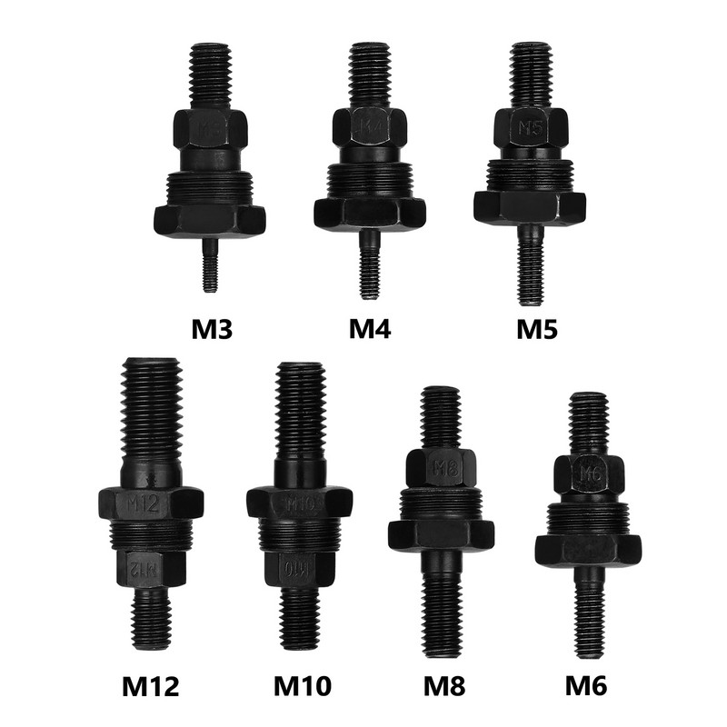 M3 M4 M10 M6 M8 neetimismasina tarvik keermestatud südamikuga needi mutteri adapteri tõmbevarda neeti vahetuspead